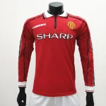 Retro Manchester United 1998/99 Home Long Sleeves Jersey