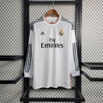 Retro Real Madrid 2013/14 Home Long Sleeve Jersey