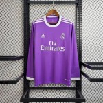Retro Real Madrid 2016/17 Away Long Sleeves Jersey