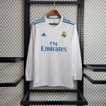 Retro Real Madrid 2017/18 Home Long Sleeve Jersey