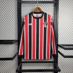 Mens Sao Paulo 2024/25 Away Long Sleeves Jersey