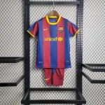 Retro Barcelona 2010/11 Home Kids Kit