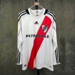 Retro River Plate 2009/2010 Home Long Sleeves Jersey