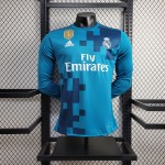 Retro Real Madrid 2017/18 Third Long Sleeves Jersey