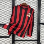 Mens AC Milan 2024/25 125th Anniversary Edition Long Sleeves Retro Jersey