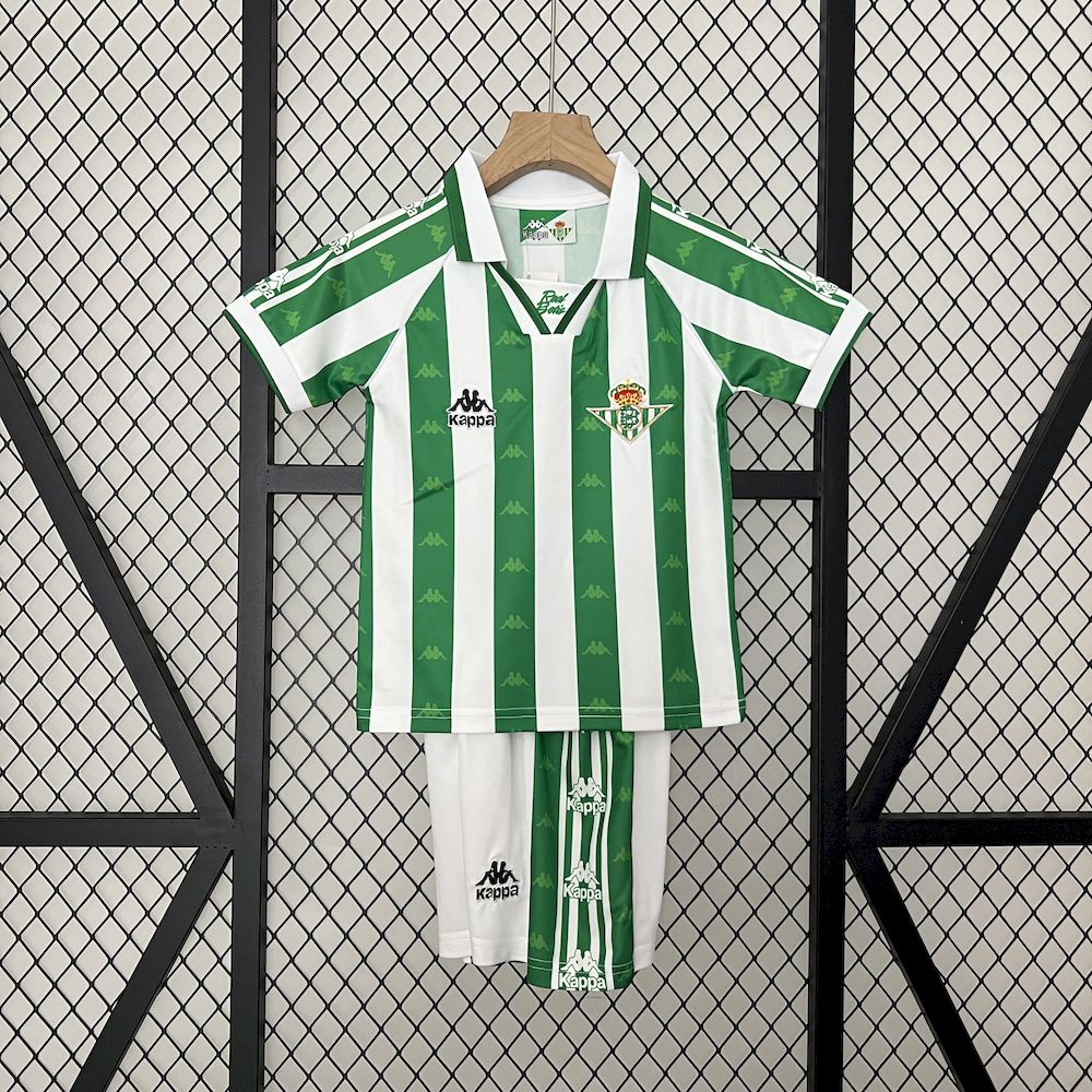 Retro Real Betis 1995/97 Home Kids Kit