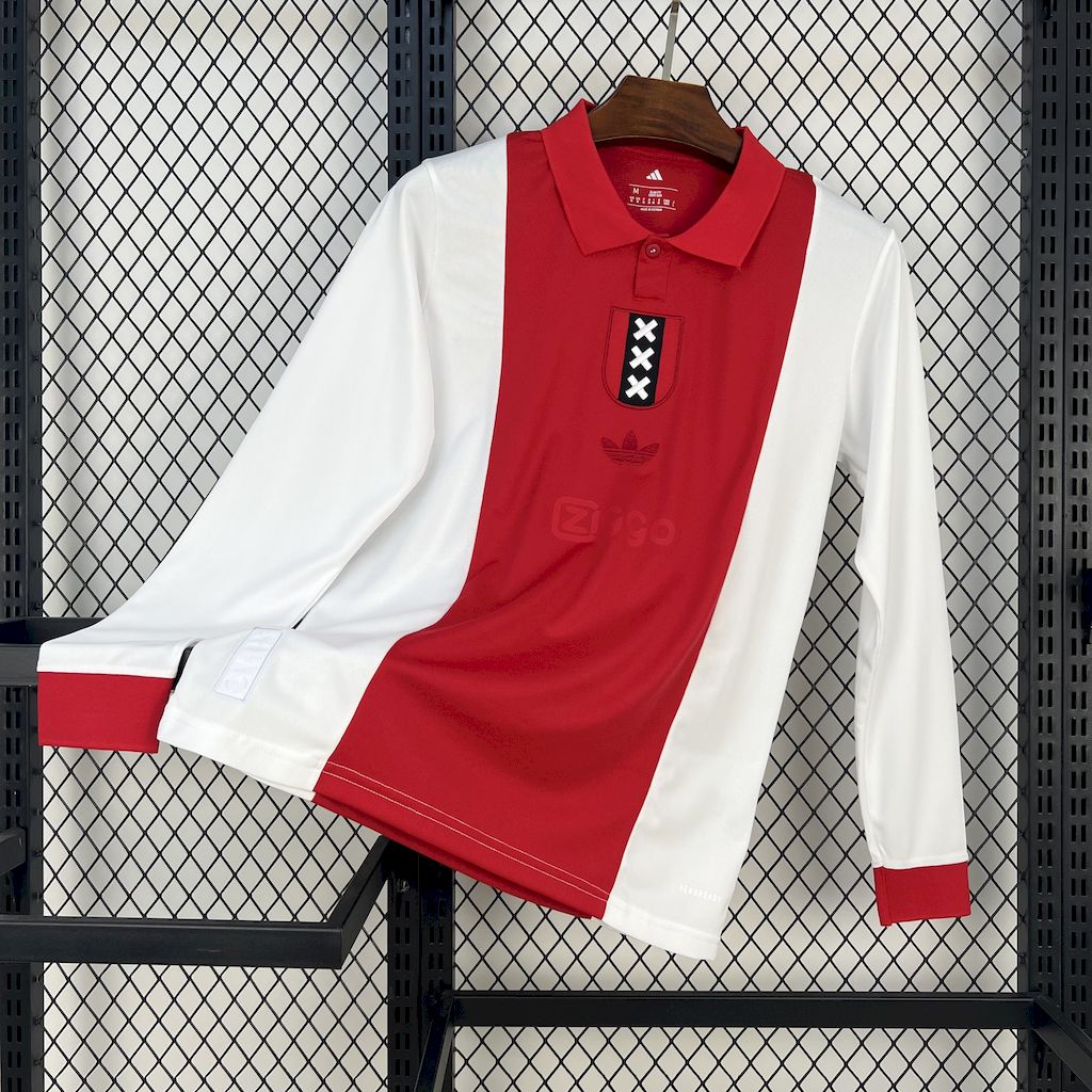 Mens Ajax 2025/26 Amsterdam Anniversary Long Sleeves Jersey
