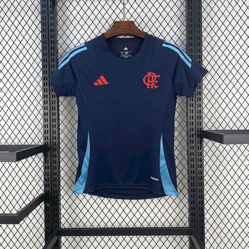 Womens Flamengo 2025/26 Training Wear Dark Blue Jersey