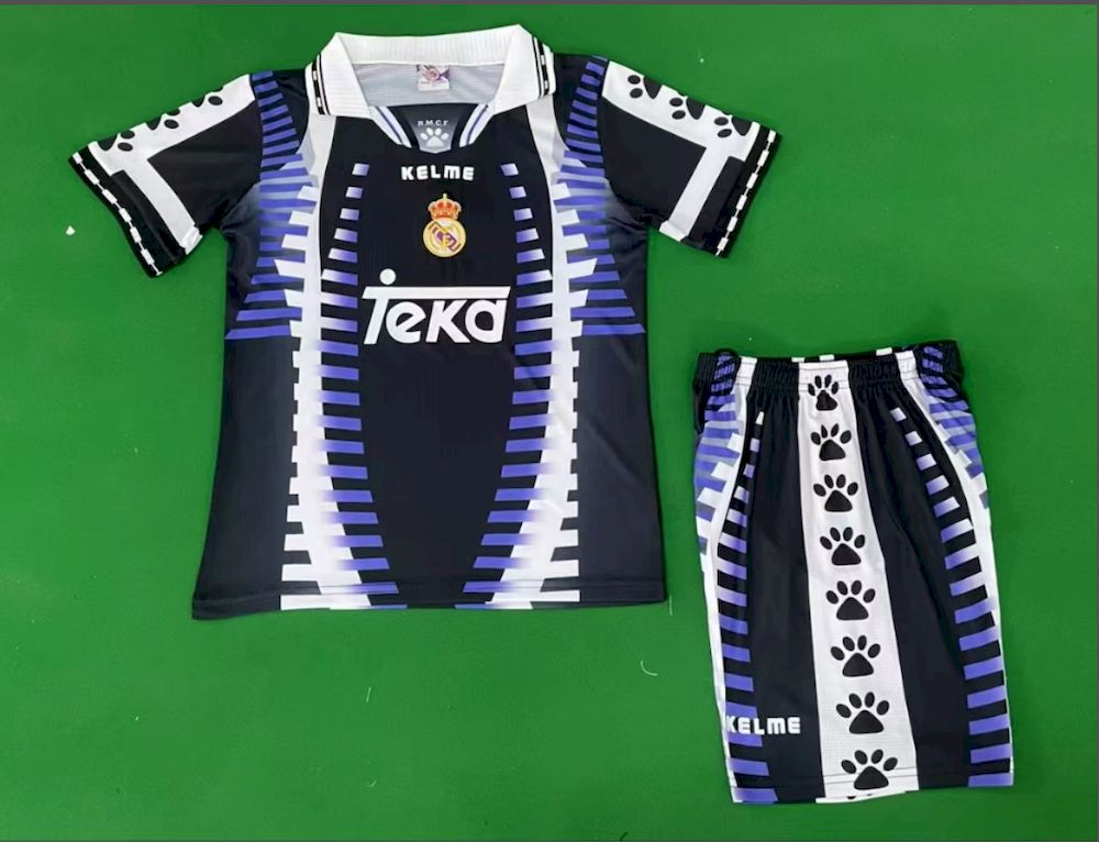 Retro Real Madrid 1997/98 Third  Kids Kit
