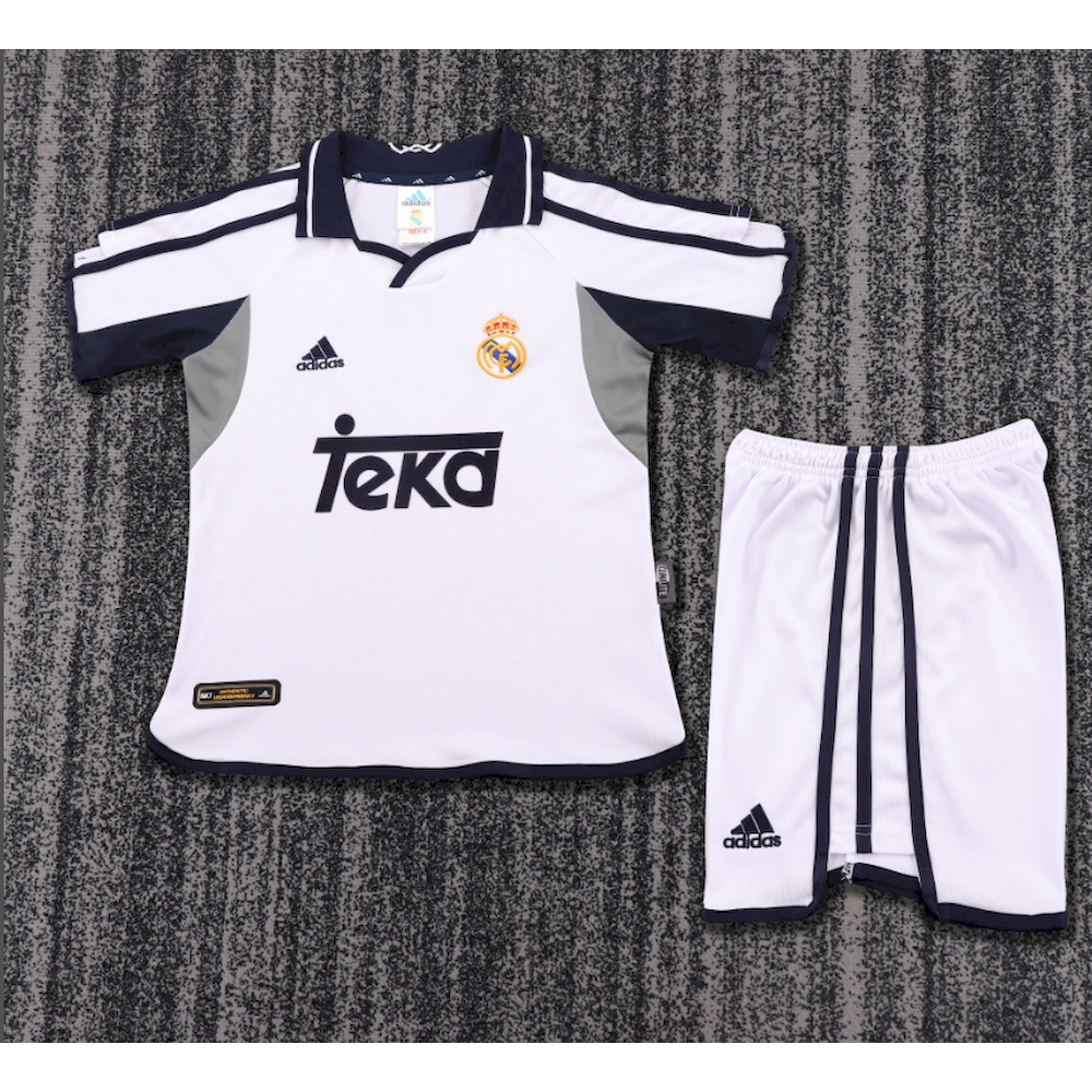 Retro Real Madrid 2000/01 Home Kids Kit