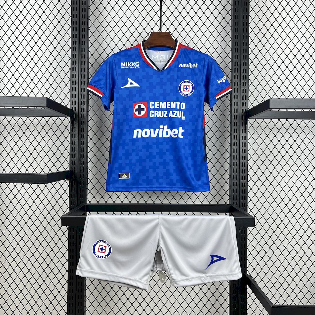 Kids Cruz Azul 2025/26 Home Kit