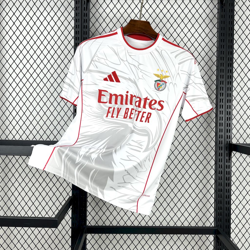 Mens Benfica 2025/26 White concept version Jersey