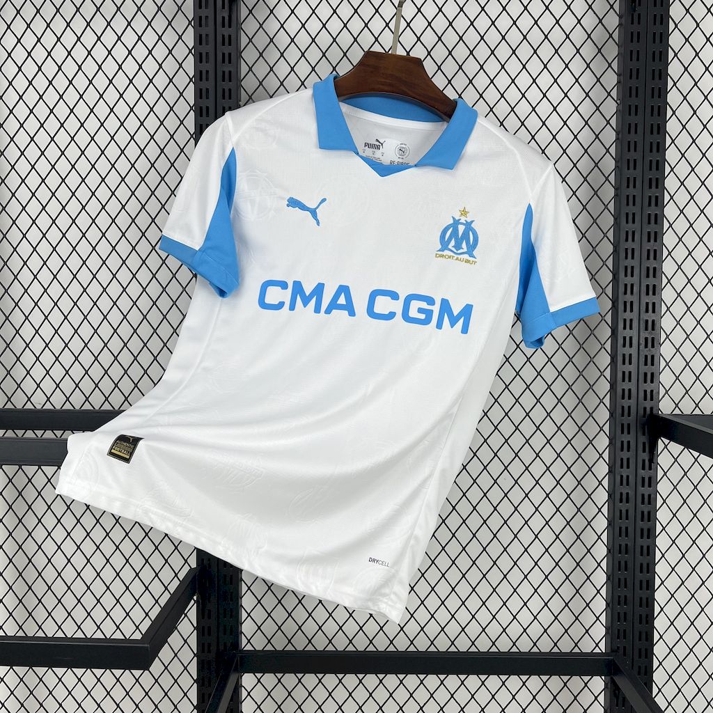 Mens Olympique Marseille 2025/26 Home Jersey