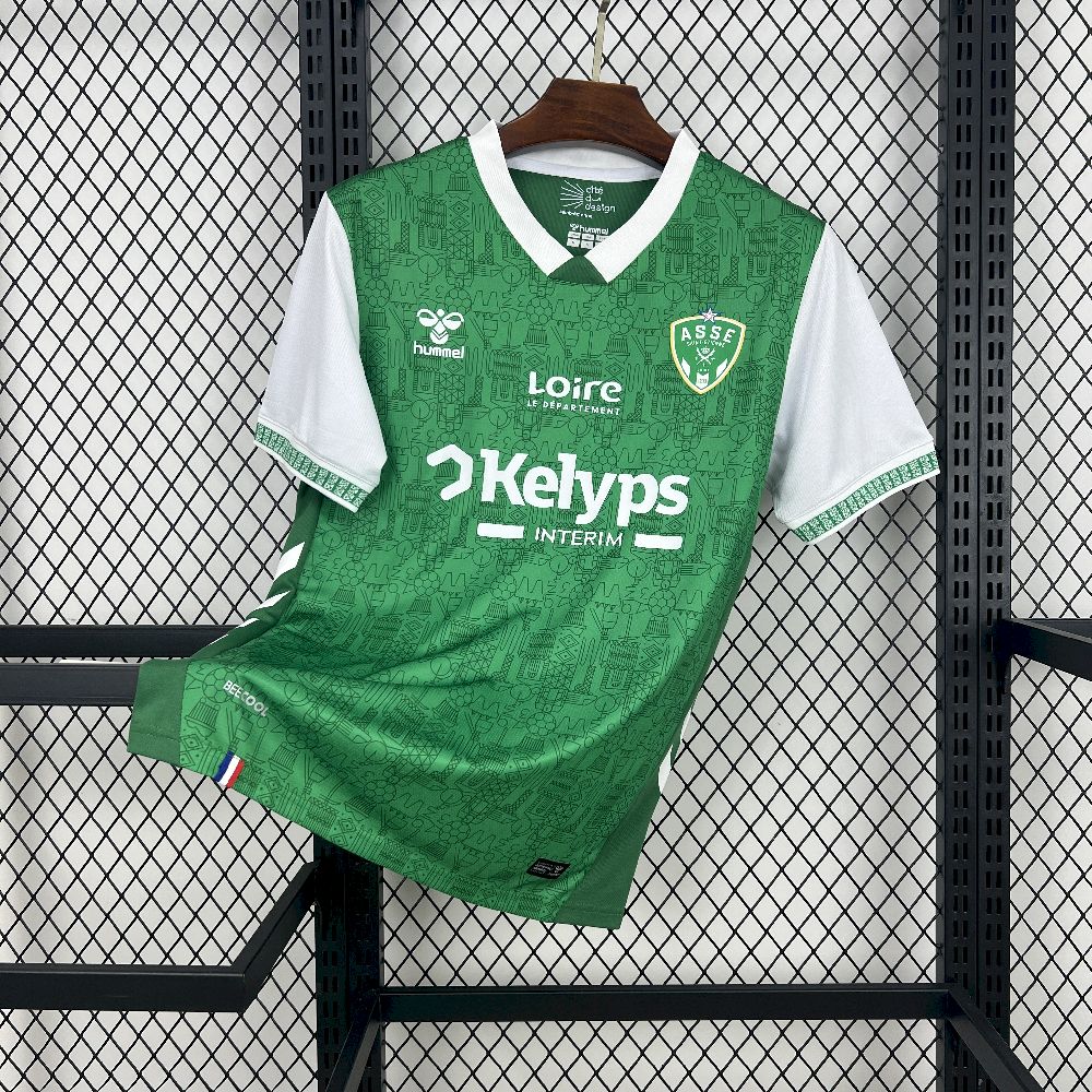 Mens AS Saint-Etienne 2025/26 Home Jersey