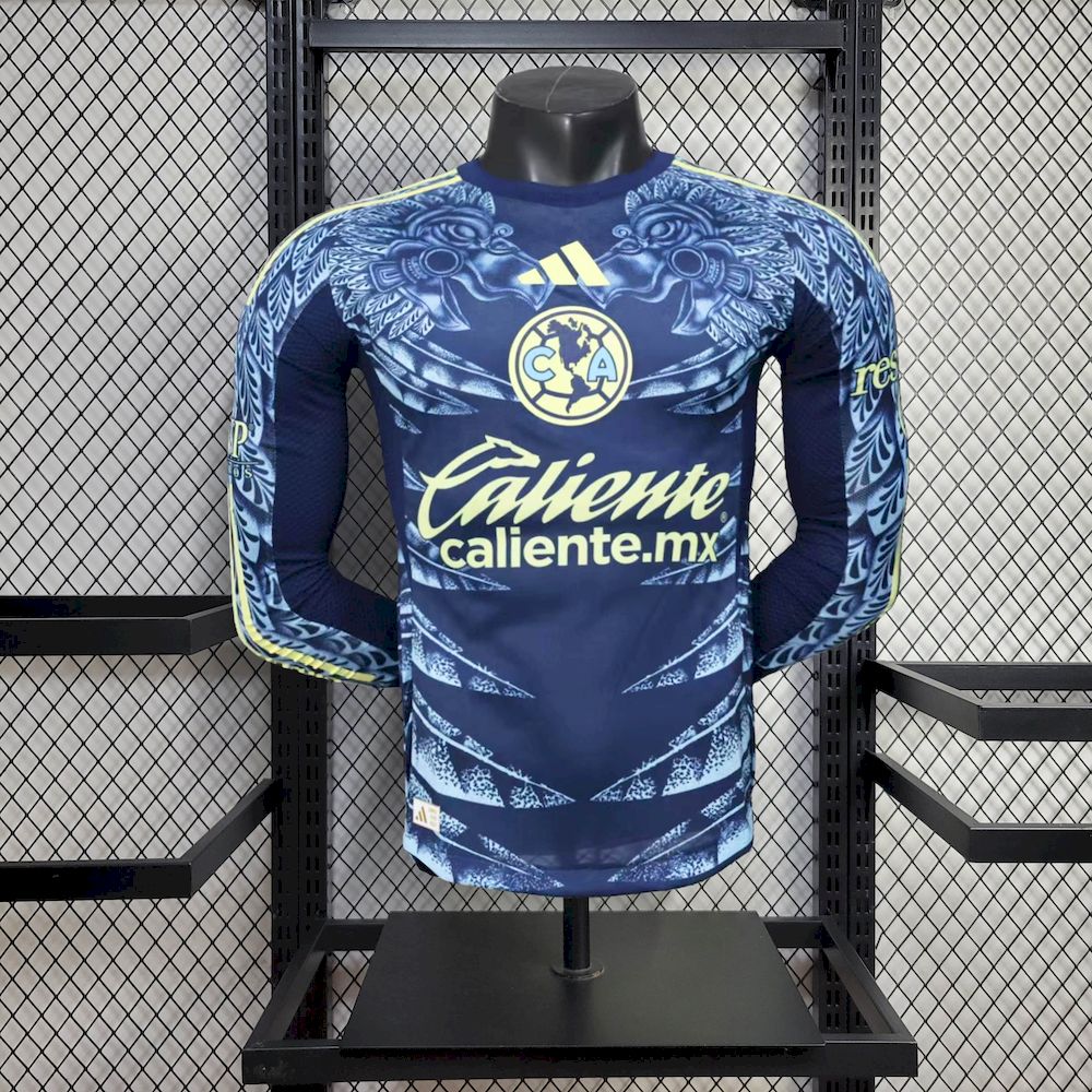 Mens Club America 2025/26 Away Long Sleeves Authentic Jersey