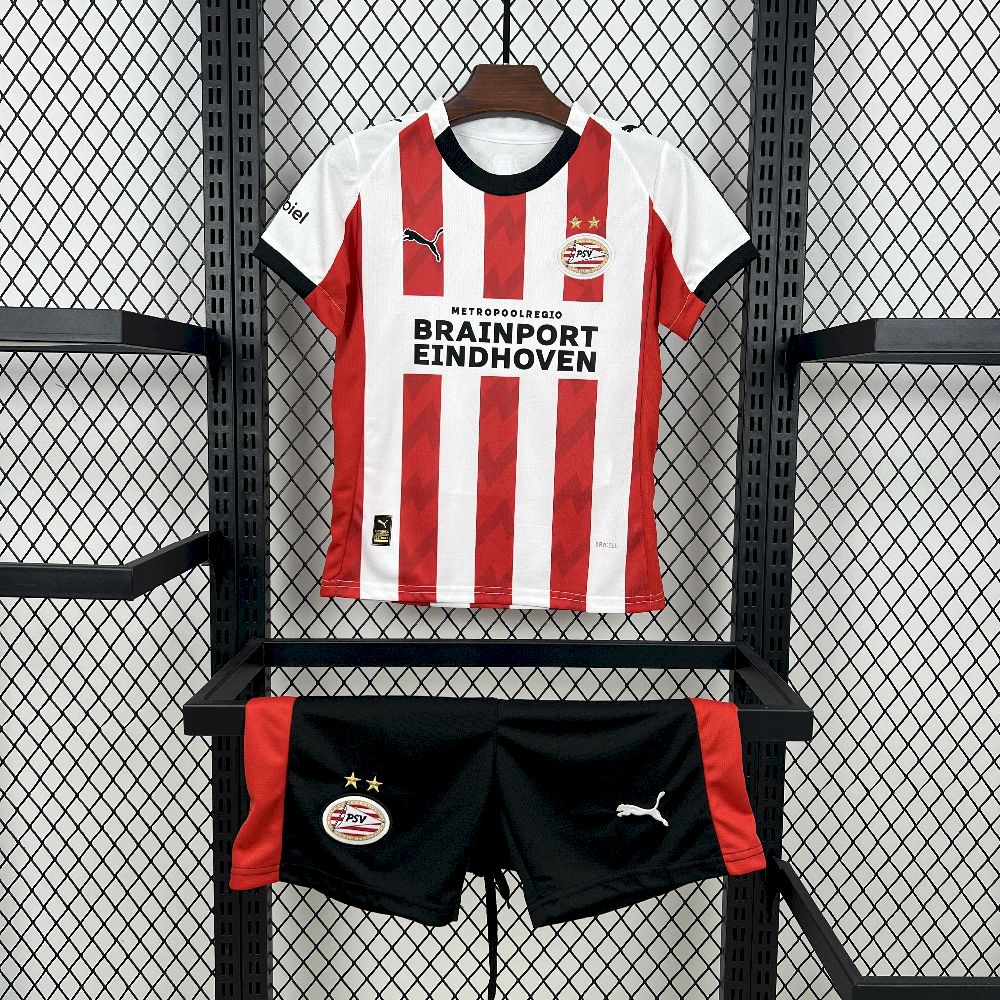 Kids PSV Eindhoven 2025/26 Home Kit