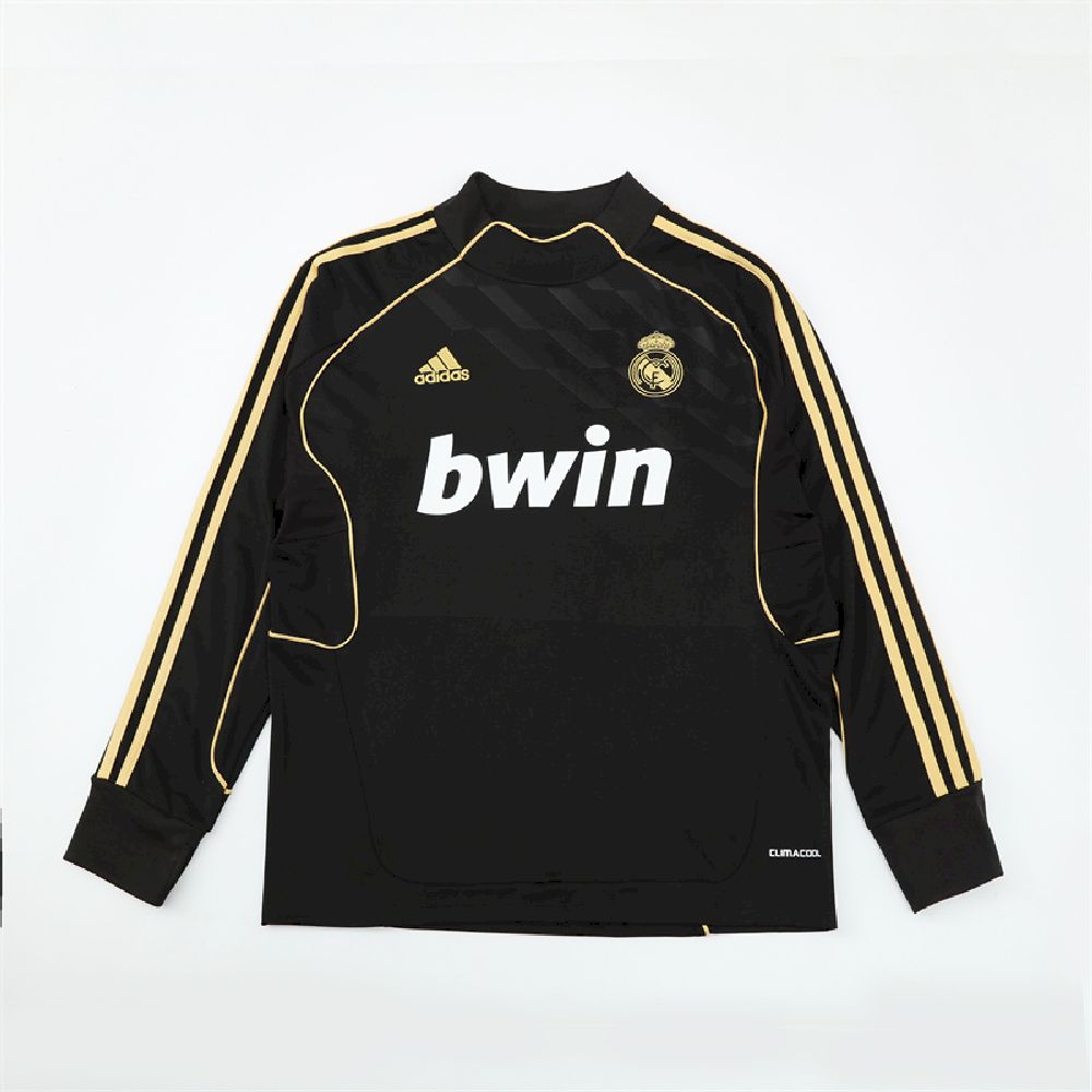 Unisex Real Madrid 2011/12 1/4 Zip Sweatshirt Retro Style