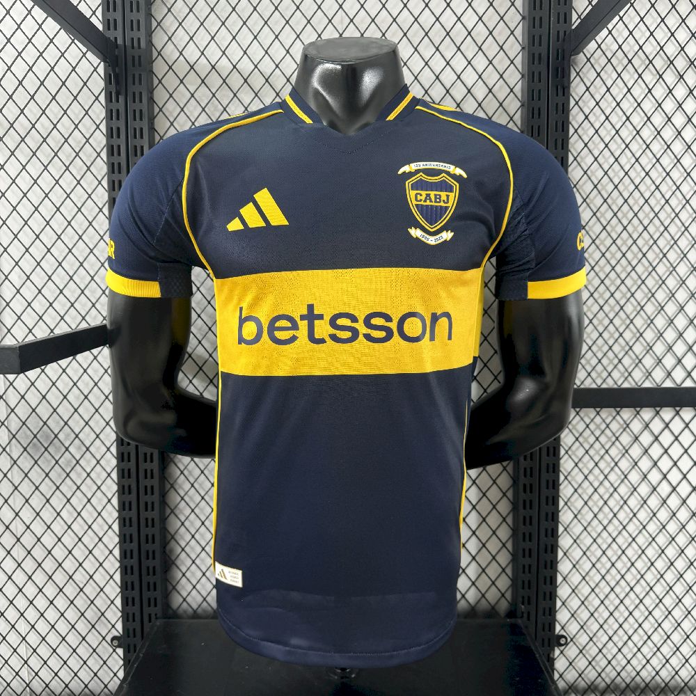 Mens Boca Juniors 2025/26 120th Anniversary Edition Authentic Jersey