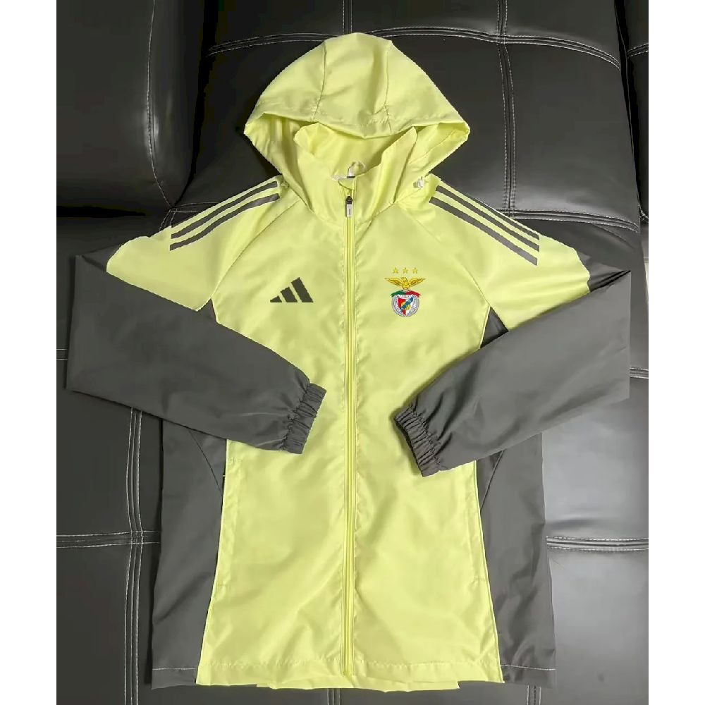 Unisex Benfica 2025 Yellow Windbreaker