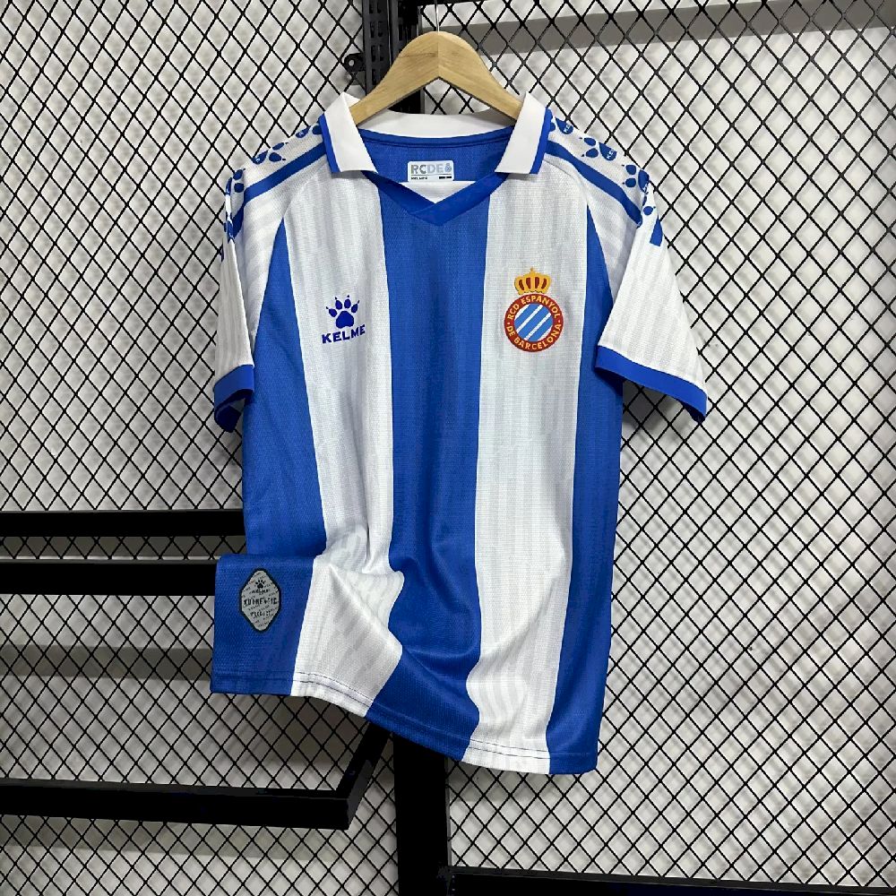 Mens RCD Espanyol 2025/26 Home Jersey