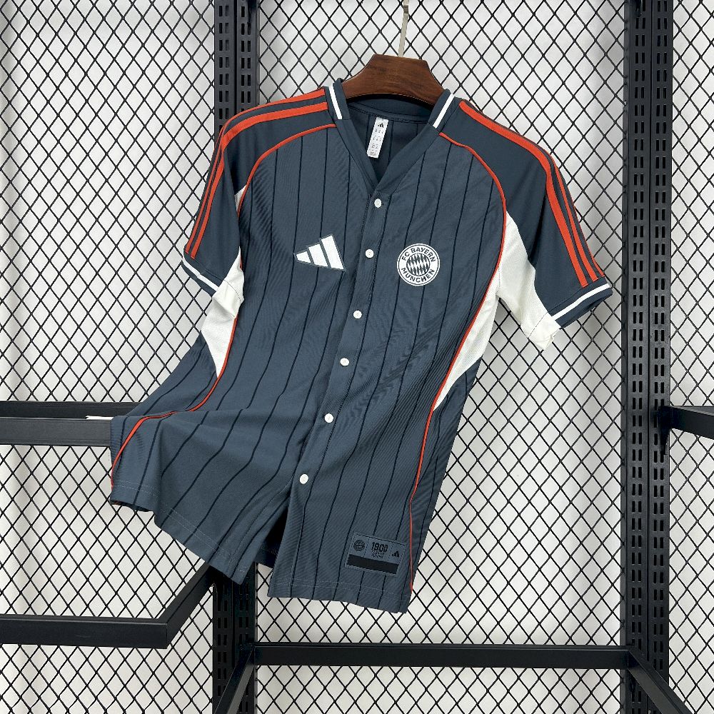 Mens Bayern Munich 2025/26 Baseball Jersey