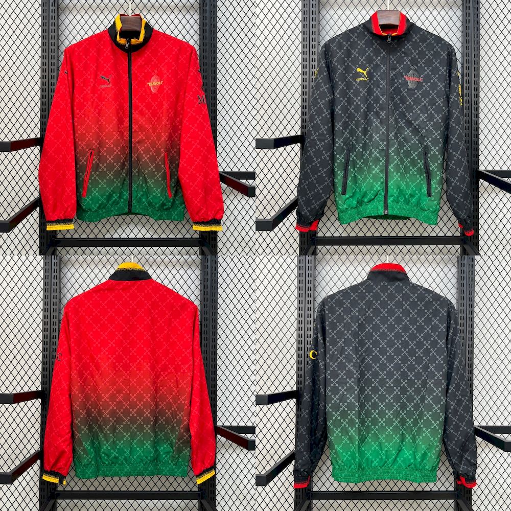 Unisex AC Milan 2025 Reversible Jacket